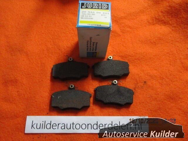 Remblokken  Voorzijde Volvo 340 360 Audi 80 100 Jurid, Auto-onderdelen, Remmen en Aandrijving, Audi, Volvo, Nieuw, Ophalen of Verzenden