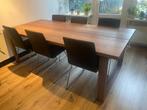 eettafel met 6 stoelen, Huis en Inrichting, 200 cm of meer, 100 tot 150 cm, Gebruikt, Rechthoekig