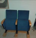 Gratis: twee officiële bioscoopstoelen, Huis en Inrichting, Stoelen, Ophalen, Gebruikt, Twee, Blauw