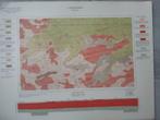 10 / Geologische kaart Leeuwarden kwartblad IV uit 1951, Boeken, Atlassen en Landkaarten, Nederland, Ophalen of Verzenden, Zo goed als nieuw