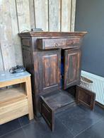 Indo Teak Kast, Ophalen, Zo goed als nieuw, 50 tot 75 cm, 200 cm of meer