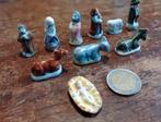 10 ANTIEKE SANTON BEELDJES -, Ophalen of Verzenden