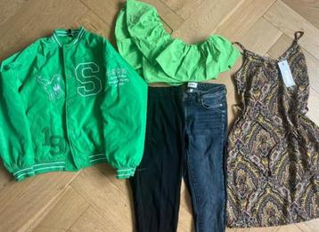 Dames kleding pakket maat XS jas, broek, jurk  beschikbaar voor biedingen