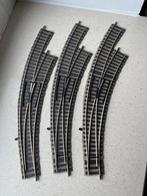 3 stuks Fleischmann ho Profi Wissels 1x6175 en 2x6142, Gelijkstroom, Fleischmann, Rails, Ophalen of Verzenden
