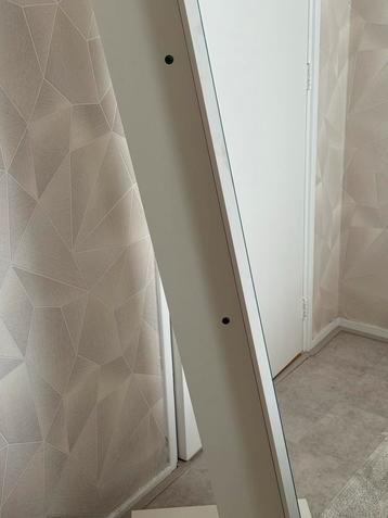 Witte Spiegel op Wieltjes - 160x45 cm beschikbaar voor biedingen
