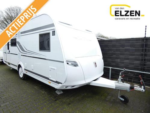 Tabbert Da Vinci 550 DM actie prijs, Caravans en Kamperen, Caravans, Bedrijf, tot en met 5, 1250 - 1500 kg, Treinzit, Tabbert