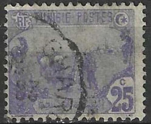 Tunesie 1921 - Yvert 72 - Landbouwers - 25 c. (ST), Postzegels en Munten, Postzegels | Afrika, Gestempeld, Overige landen, Ophalen