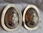 Unieke oude dubbele chocoladevormen: VLINDERS (2X), Antiek en Kunst, Curiosa en Brocante, Ophalen of Verzenden