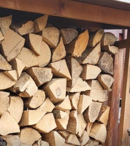 Mooi gedroogd haardhout *Eiken beuk en essen*, Tuin en Terras, Haardhout, Blokken, 3 tot 6 m³, Ophalen of Verzenden