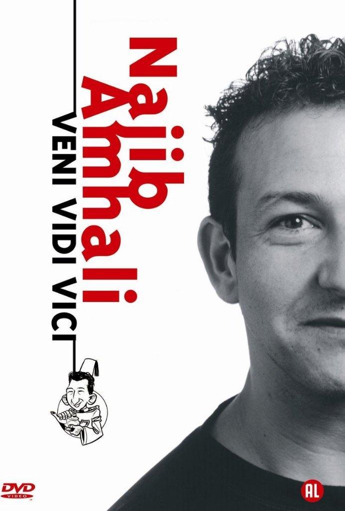 Najib Amhali - Veni Vidi Vici DVD, Cd's en Dvd's, Dvd's | Cabaret en Sketches, Zo goed als nieuw, Stand-up of Theatershow, Alle leeftijden