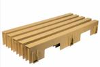Kartent kartonnen bed 90x200 met 2 lades, Huis en Inrichting, Overige materialen, 90 cm, Eenpersoons, Bruin
