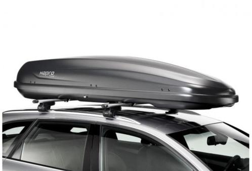 Te huur: Zeer ruime dakkoffer / skibox Hapro Traxer 8.5 - 55, Auto diversen, Dakkoffers, Gebruikt, Ophalen