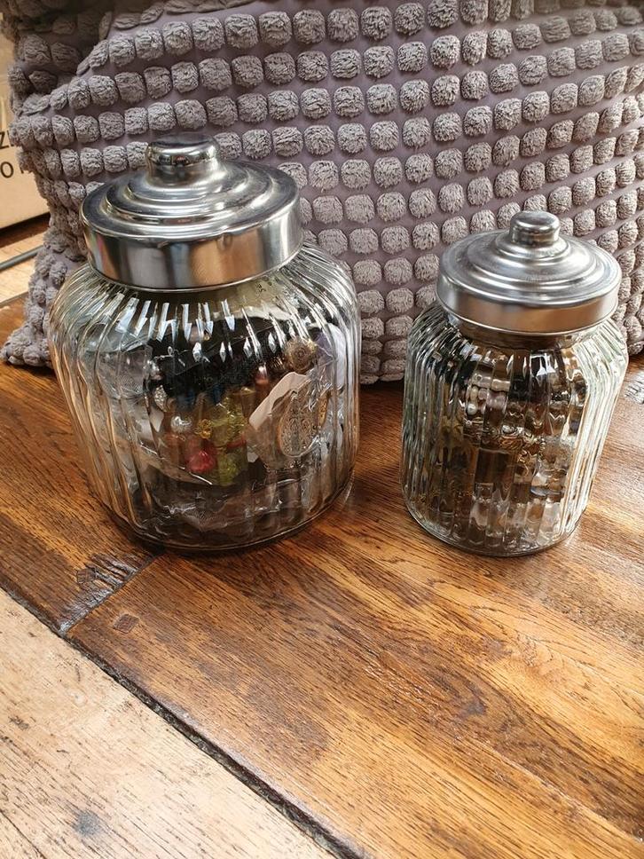 Mystery jars/sieraden in glazen snoep potten/partij sieraden, Sieraden, Tassen en Uiterlijk, Overige Accessoires, Zo goed als nieuw
