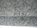 Danish Art Weaving 78; zwart+grijs; 3x restant meubelstof, Wol, 120 cm of meer, Ophalen of Verzenden, Grijs