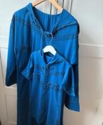 Moeder dochter jellaba, Blauw, Zo goed als nieuw, Onder de knie, Ophalen