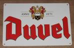 DUVEL BIER : Metalen Bord Logo Duvel Bier - Anno 1871, Verzamelen, Biermerken, Verzenden, Nieuw, Reclamebord, Plaat of Schild