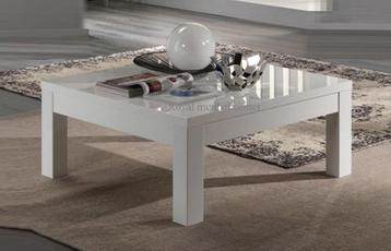 Wit zwart marmer Salontafel Vierkant 100x100 cm MDF SALE beschikbaar voor biedingen