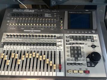 Roland VS-2480 harddiskrecorder inclusief cd brander kabels 