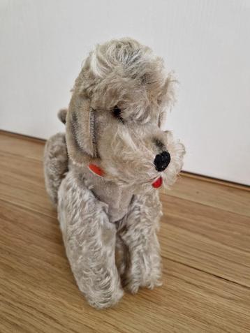 Steiff poedel grijs, 25 cm hoog beschikbaar voor biedingen