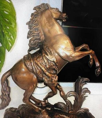 bronzen beeld Paard en ruiter Marly Horse GUILLAUME COUSTEAU beschikbaar voor biedingen