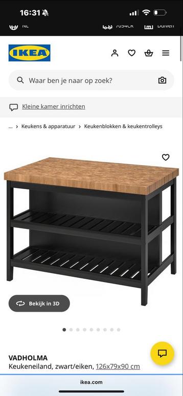 Ikea VADHOLMA Keukeneiland - afbeelding 2