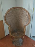 Rotan pauwenstoel, Antiek en Kunst, Antiek | Meubels | Stoelen en Banken, Ophalen