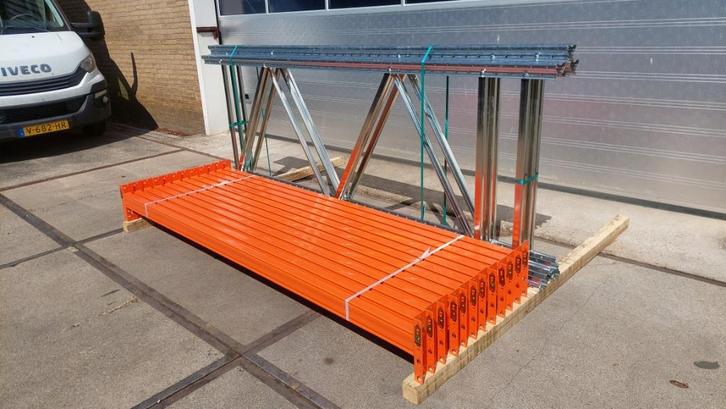 Nieuwe Palletstelling Actie Set! 5.6 Mtr. Direct Leverbaar!, Zakelijke goederen, Kantoor en Winkelinrichting | Magazijn, Stelling en Opslag