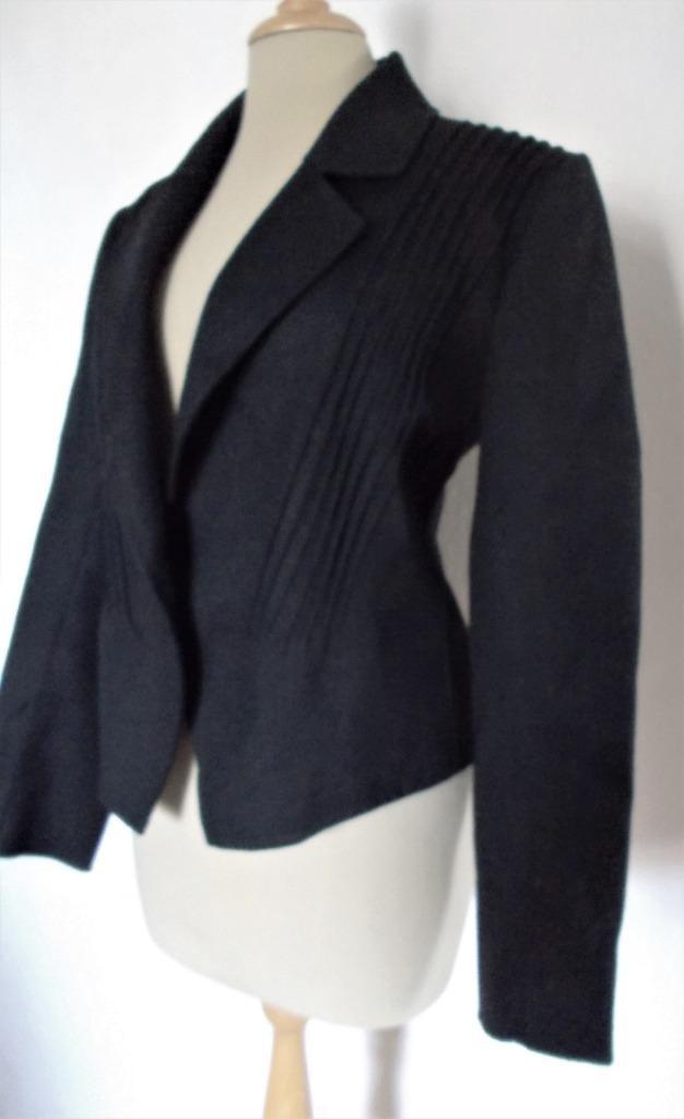 Apart mooi zwart 100% wollen jasje van Diego Ferranti! 42, Kleding | Dames, Jasjes, Kostuums en Pakken, Zo goed als nieuw, Jasje