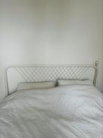 Nesttun bed IKEA 160x200 cm, Huis en Inrichting, Slaapkamer | Bedden, Ophalen, Gebruikt, Wit, Tweepersoons