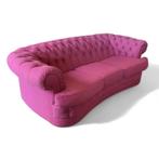 Refurbished Chesterfield bank, Huis en Inrichting, Banken | Bankstellen, Ophalen, Gebruikt, Driepersoons, 75 tot 100 cm