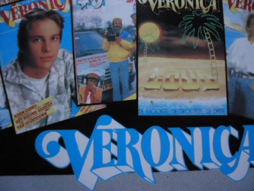 sticker oud Veronica blad radio tv adam curry vermeegen spaa, Verzamelen, Stickers, Zo goed als nieuw, Bedrijf of Vereniging, Verzenden