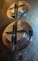 2xset van 2 ART DECO Deurgrepen Jaren 30 Grepen Chrome greep, Ophalen of Verzenden