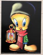 Poster A3 Looney Tunes Tweety 1998 Vintage, Verzamelen, Stripfiguren, Ophalen of Verzenden, Looney Tunes, Zo goed als nieuw, Plaatje, Poster of Sticker