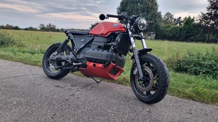 BMW K100 RS Caferacer - Unieke Custom Bike!, Motoren, Motoren | BMW, Particulier, Naked bike, meer dan 35 kW, 4 cilinders, Motorrijbewijs A
