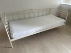 Compleet bed 200 x 90 IKEA SULTAN LADE, Ophalen, 90 cm, Eenpersoons, Wit