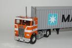 Freightliner COE 1976 MAERSK Container 1/43 USA TRUCKS # 15, Hobby en Vrije tijd, Modelauto's | 1:43, Verzenden, Nieuw, Bus of Vrachtwagen