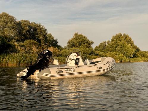 Rib rubberboot met 40 pk parsun buitenboordmotor en trailer, Watersport en Boten, Rubberboten, Zo goed als nieuw, Overige merken