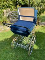 Vintage Kinderwagen - Blauw, Kinderen en Baby's, Kinderwagens en Combinaties, Gebruikt, Luchtbanden, Ophalen, Kinderwagen