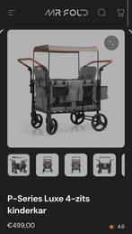 Mr Fold P-serie bolderkar 4-zits, grijs, incl. accessoires, Ophalen, Zo goed als nieuw, Kinderwagen, Overige merken