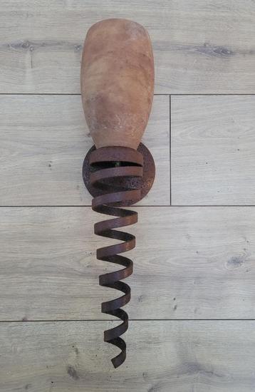 Wandlamp met albast kelk beschikbaar voor biedingen