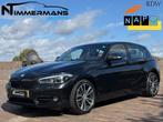 BMW 1-Serie 118i | AUTOMAAT | NAVI | CLIMA | NAP | CARPLAY, 65 €/maand, Zwart, Origineel Nederlands, Bedrijf