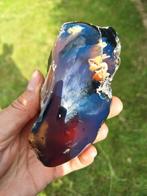 !! prachtig	sumatra barnsteen amber	159	gram multicolor!, Verzamelen, Ophalen of Verzenden, Fossiel