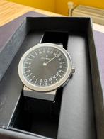 Mooi 24-uurs Horloge met één Wijzer, Sieraden, Tassen en Uiterlijk, Horloges | Heren, Overige merken, Leer, Staal, Polshorloge