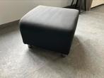 Poef (ikea) zwart met verwisselbare hoes en pootjes, Ophalen, Gebruikt, Metaal, 50 tot 75 cm