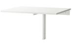 Ikea klaptafel voor wandmontage, wit, 74x60 cm, Huis en Inrichting, Bureaus, Ophalen of Verzenden, Gebruikt, Bureau