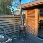 RVS Kachel BBQ met Afneembare Pijp & Regenkap, Tuin en Terras, Vuurkorven, Ophalen