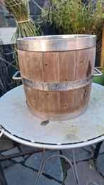 Houten karnton of kaaston met handvatten, Ophalen