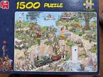 Waanzinnig leuke puzzels van Jan van Haasteren 1.500 st, Ophalen of Verzenden, 500 t/m 1500 stukjes, Zo goed als nieuw, Legpuzzel