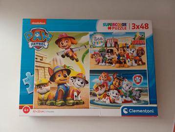 Paw Patrol Puzzel 3x48 stukjes beschikbaar voor biedingen
