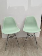 Mintgroene kinder kuipstoeltjes, 2 stuks, Huis en Inrichting, Stoelen, Ophalen, Kunststof, Twee, Overige kleuren